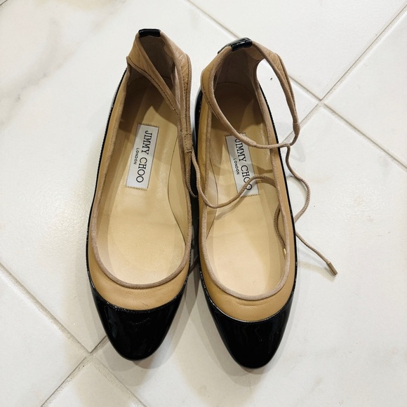 Jimmy Choo Patent Leather Flats. NEW - Picture 7 of 7
